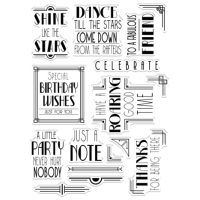 Crafter's Companion The Roaring Twenties Clear Stamp Shine Like the Stars (S-TRT-CA-ST-SLTS)